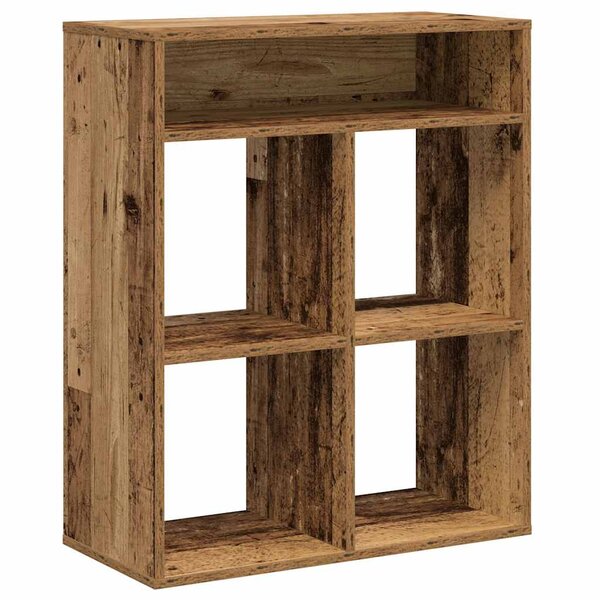 vidaXL Bibliothèque vieux bois 66x31x80 cm bois d'ingénierie
