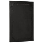 vidaXL Miroir de bain 50x70x2 5 cm bois de manguier massif et verre