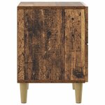vidaXL Cabinet de chevet 2 Pièces Bois ancien 43 x 34 5 x 48 cm