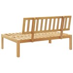 vidaXL Canapé central palette de jardin bois massif d'acacia