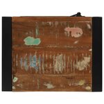 vidaXL Cabinet de Salle de Bain avec porte Bois massif de récupération