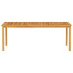 vidaXL Ensemble de salle à manger pour jardin 9 Pièces Marron