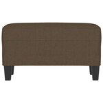 vidaXL Banc Marron 70x35x41 cm Tissu