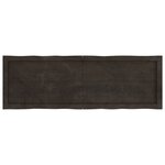 vidaXL Dessus de table bois massif traité bordure assortie