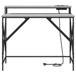 vidaXL Bureau Sonoma gris 100 x 50 x 86.5 cm Bois d'ingénierie