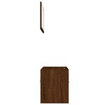 vidaXL Ensemble de meubles de salle de bain 2 Pièces Chêne marron