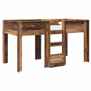 vidaXL Lit Superposé pour Enfants Bois ancien 90 x 190 cm