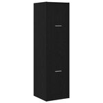 vidaXL cabinet apothicaire Chêne noir 40x41x144 5 cm Bois d'ingénierie