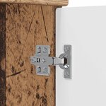 vidaXL Meuble sous lavabo de salle de bain Bois ancien