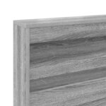 vidaXL Tête de lit de rangement Sonoma gris 120 cm Bois d'ingénierie