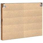 vidaXL Vitrine Cabinet Bois Vieilli 100x8 5x75 cm Bois Aggloméré