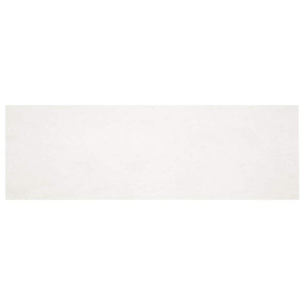 vidaXL Tapis en Fourrure Synthétique de Lapin Olite Crème 80 x 250 cm