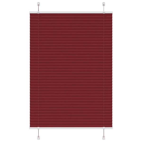 vidaXL Store plissé rouge bordeaux 95x100 cm largeur du tissu 94 4 cm