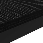 vidaXL Table basse Chêne noir 100 x 50 x 45 cm Bois d'ingénierie