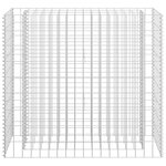 vidaXL Lit surélevé à gabion Acier galvanisé 90x30x90 cm