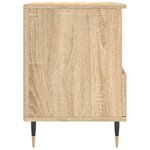 vidaXL Table de chevet chêne sonoma 40x35x50 cm bois d’ingénierie