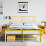 vidaXL Tables de chevet 2 Pièces jaune moutarde 34 5x39x44 cm acier