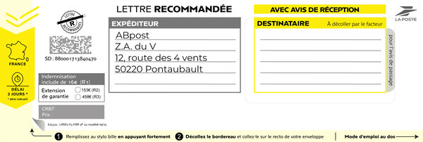 Boîte de 200 Recommandés Personnalisés Smart Data avec AR