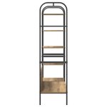 vidaXL Porte-vêtements Beige 120 x 44 x 160 cm Bois d'ingénierie