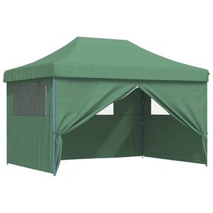 vidaXL Tente de fête 279 x 410 x 315 cm Vert Tissu Oxford