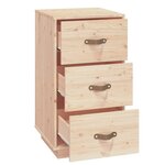 vidaXL Table de chevet 40x40x75 cm Bois de pin solide