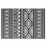 vidaXL Tapis d'extérieur ARAKIL Noir 160x230 cm PP