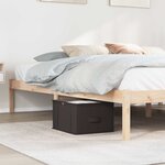 vidaXL Boîte de rangement avec fenêtre transparente 6 Pièces Anthracite