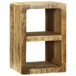 vidaXL Meuble TV Marron 36 x 30 x 54 cm Bois de manguier massif