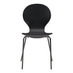 Lot de 4 chaises de salle à manger 85 x 48 x 50 cm moderne design robuste noir 03_0009820