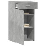 vidaXL Buffet gris béton 50x42 5x93 cm bois d'ingénierie
