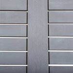 vidaXL Table de jardin Gris 80x80x74 cm Bois d'acacia massif