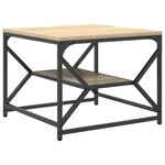 vidaXL Table basse Chêne Sonoma 51 x 50 x 40 cm