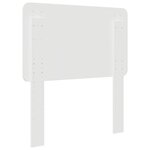 vidaXL Tête de lit Blanc 80 cm Bois d'ingénierie