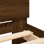 vidaXL Cadre de lit sans matelas avec tête de lit 75x190 cm