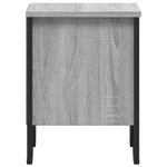 vidaXL Table de chevet sonoma gris 40x30x40 cm bois d'ingénierie