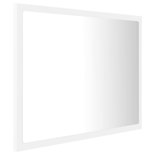 Miroir à led de salle de bain 60 x 8 5 x 37 cm acrylique blanc 02_0006981