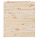 vidaXL Jardinière 40x40x46 cm bois de pin massif