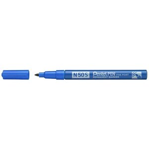 Marqueur permanent N50S  pointe ogive fine  bleu PENTEL