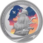 Pièce de monnaie en Argent 1 Dollar g 31.1 (1 oz) Millésime 2025 CAPTAIN COOK
