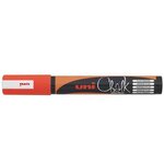 Marqueur craie Pointe conique moyenne CHALK Marker PWE5M 1 8 - 2 5mm Orange Fluo x 12 UNI-BALL