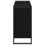 vidaXL Cabinet de salle de bain avec porte Chêne noir 90 x 30 x 60 cm