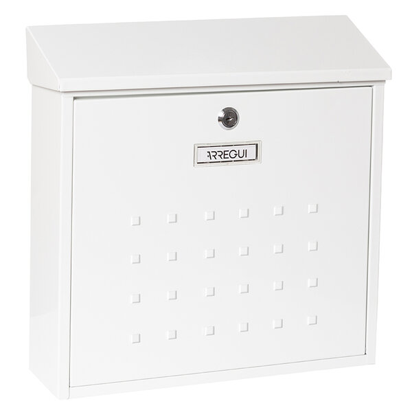 Boîte aux Lettres en Acier  Premium Maxi E5611  Grande capacité  Blanc