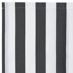 vidaXL Tissu de remplacement pour auvent pour cadre de 4x2 m en anthracite et blanc