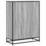 vidaXL Bibliothèque sonoma gris 80 5x35x107 5 cm bois d'ingénierie