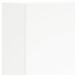 vidaXL Unités murales TV 5 Pièces blanc bois d'ingénierie