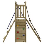 vidaXL Aire de jeux d'extérieur bois de pin imprégné