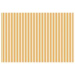 vidaXL Toile de rechange pour auvent Jaune et blanc 250 x 200 cm