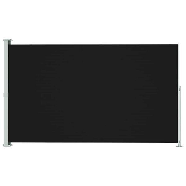 vidaXL Auvent latéral rétractable de patio 220x300 cm Noir