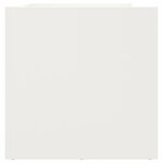 vidaXL Jardinière blanc 62x30x29 cm acier