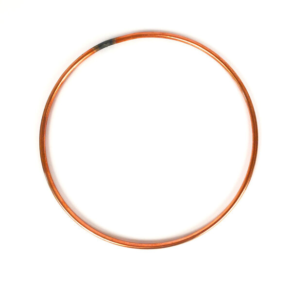 Armature abat-jour cercle cuivré Diamètre 15 cm